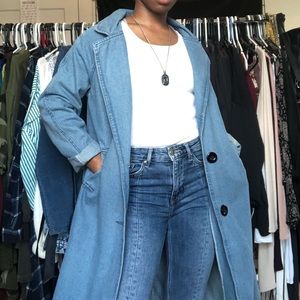 Denim Trenchcoat